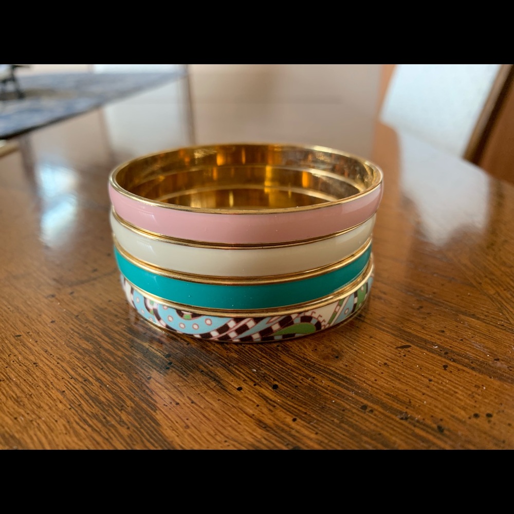 JCrew enamel bangles